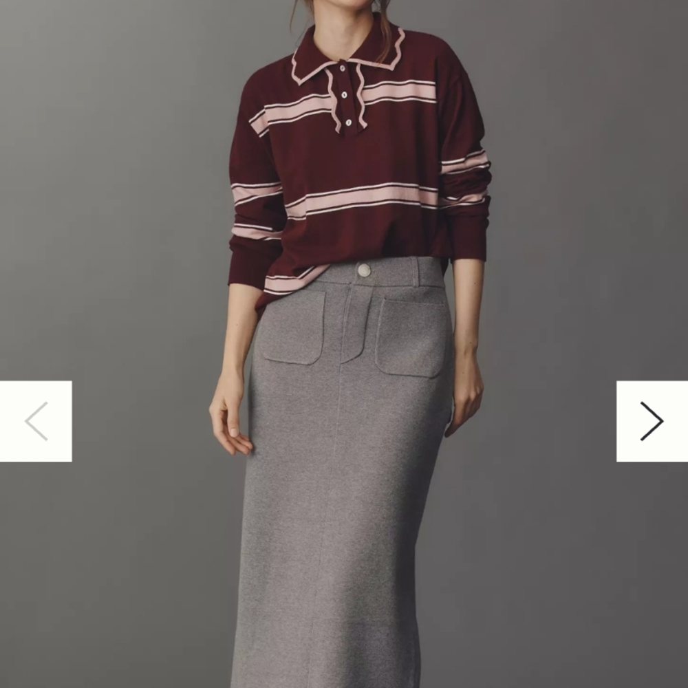 Anthropologie Colette sweater Maxi Skirt Xl